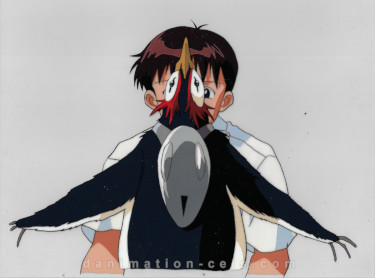 Evangelion Shinji and PenPen Episode 10 Cel
