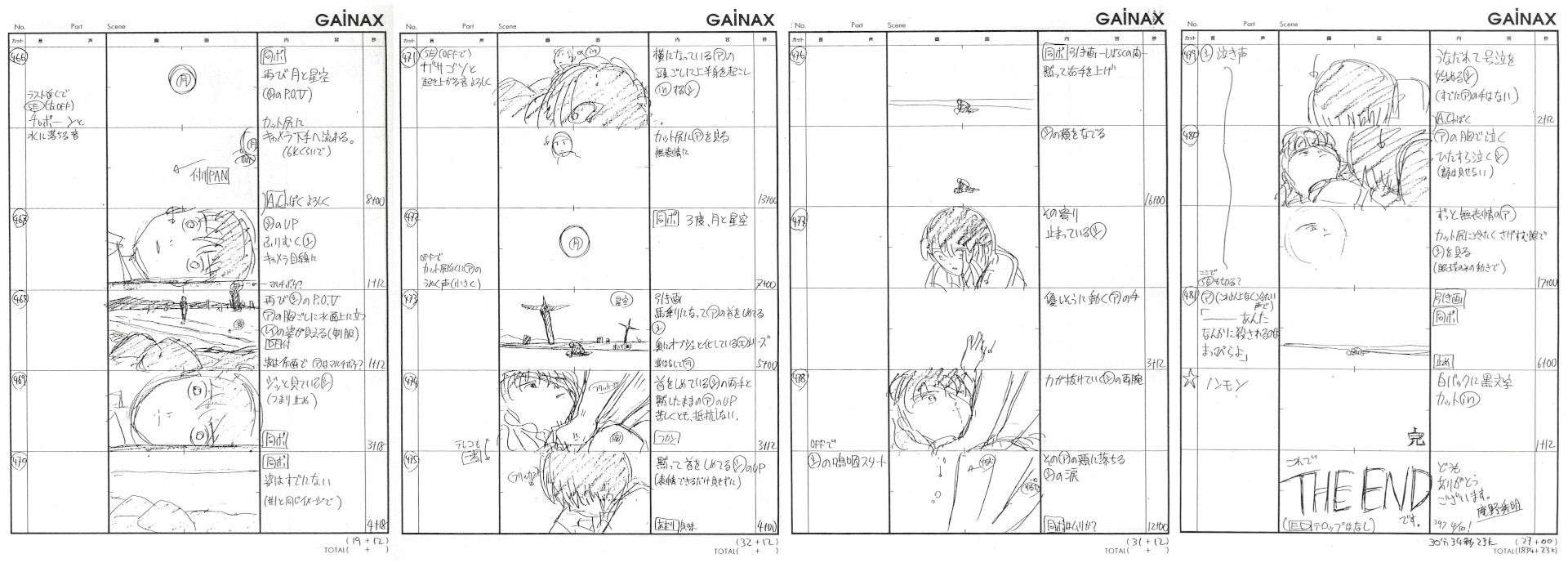 End of Evangelion Asuka Storyboard